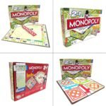 Premium 2-in-1 Monopoly and Ludo board game set featuring a double-sided board for kids and family game nights.